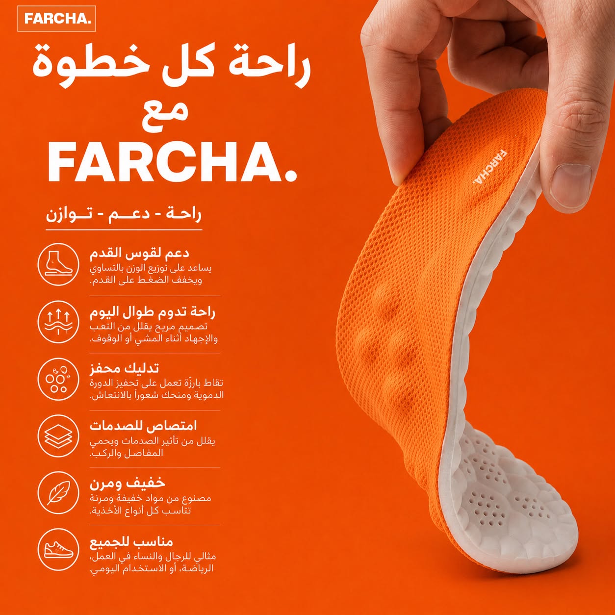 Farcha features infographic