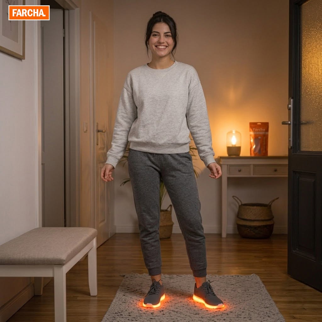 Woman with Farcha feeling great
