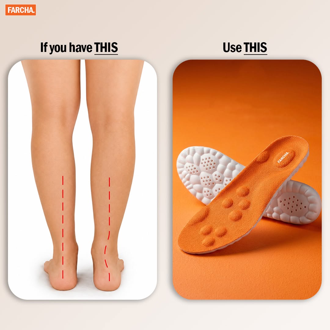 Before and after ankle alignment